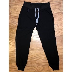 Figs Black Zamora Jogger Scrub Pants